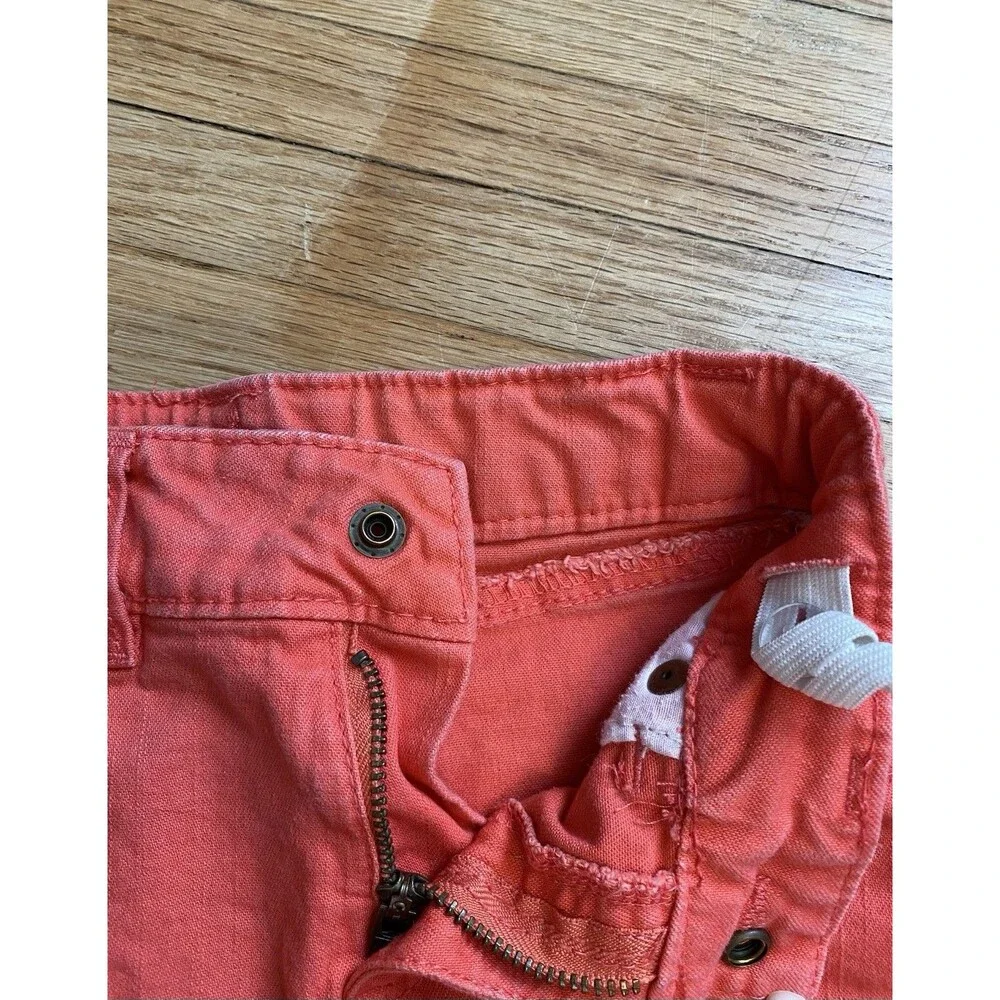 Girl 6 Skirt Distressed Denim Gap Coral Carter’s Adjustable Waist